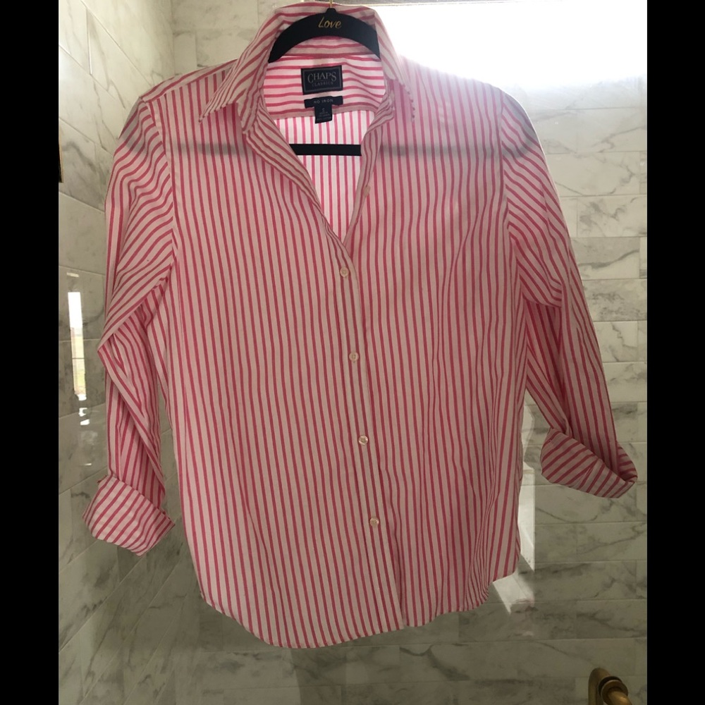 Button down striped shirt